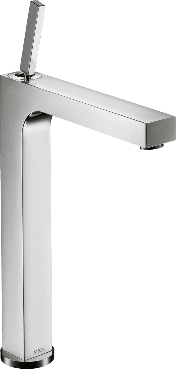 Bild von HANSGROHE AXOR Citterio Einhebel-Waschtischmischer 280 mit Pingriff für Aufsatzwaschtische mit Zugstangen-Ablaufgarnitur #39020000 - Chrom