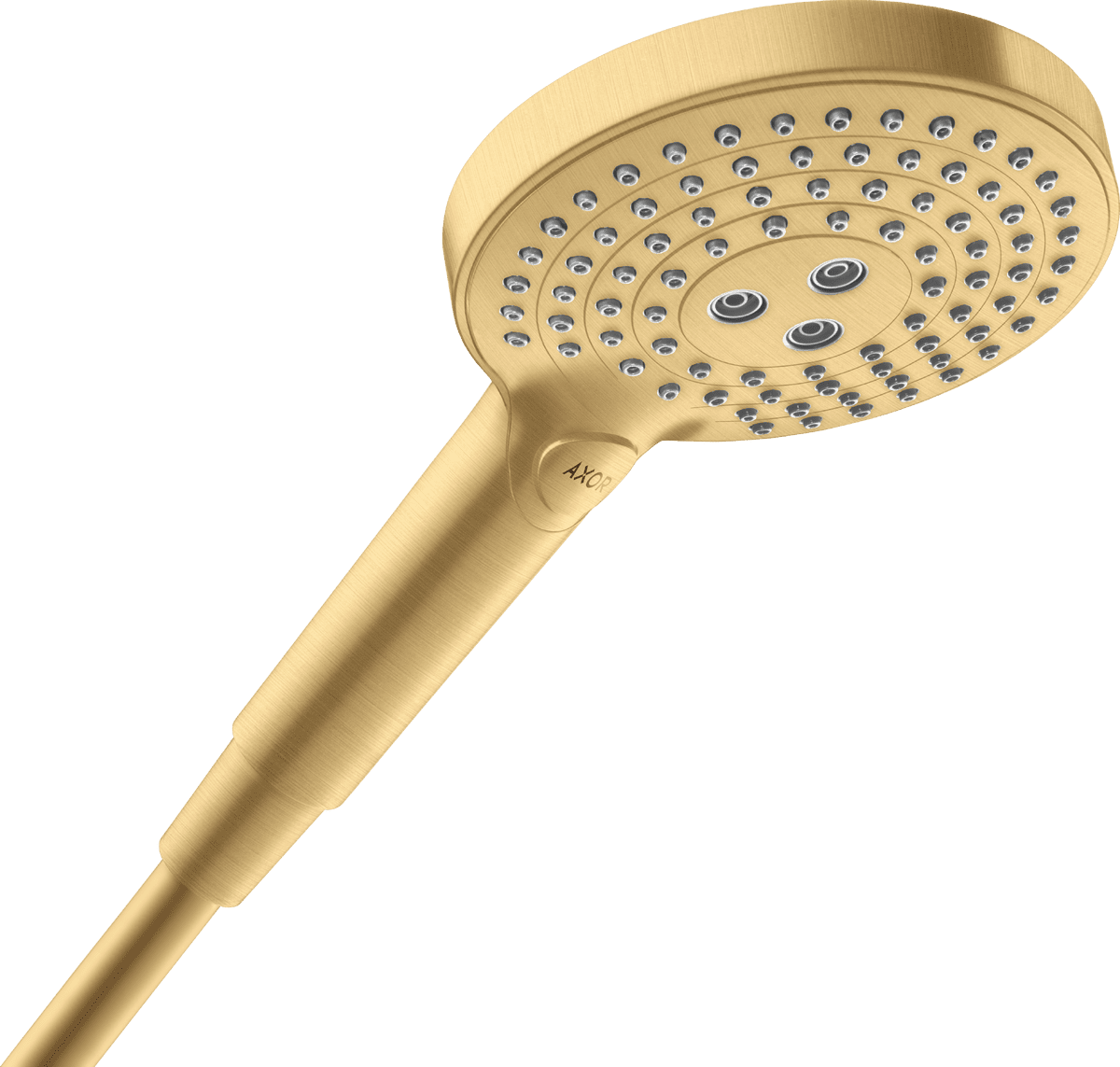 Obrázek HANSGROHE Ruční sprcha AXOR ShowerSolutions 120 3jet EcoSmart #26051250 - Brushed Gold Optic
