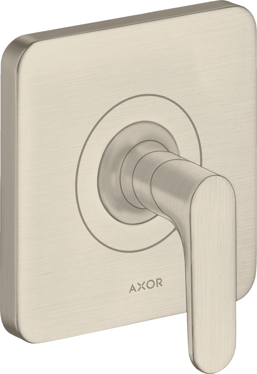 HANSGROHE AXOR Citterio M Absperrventil Unterputz mit Hebelgriff #34960820 - Brushed Nickel