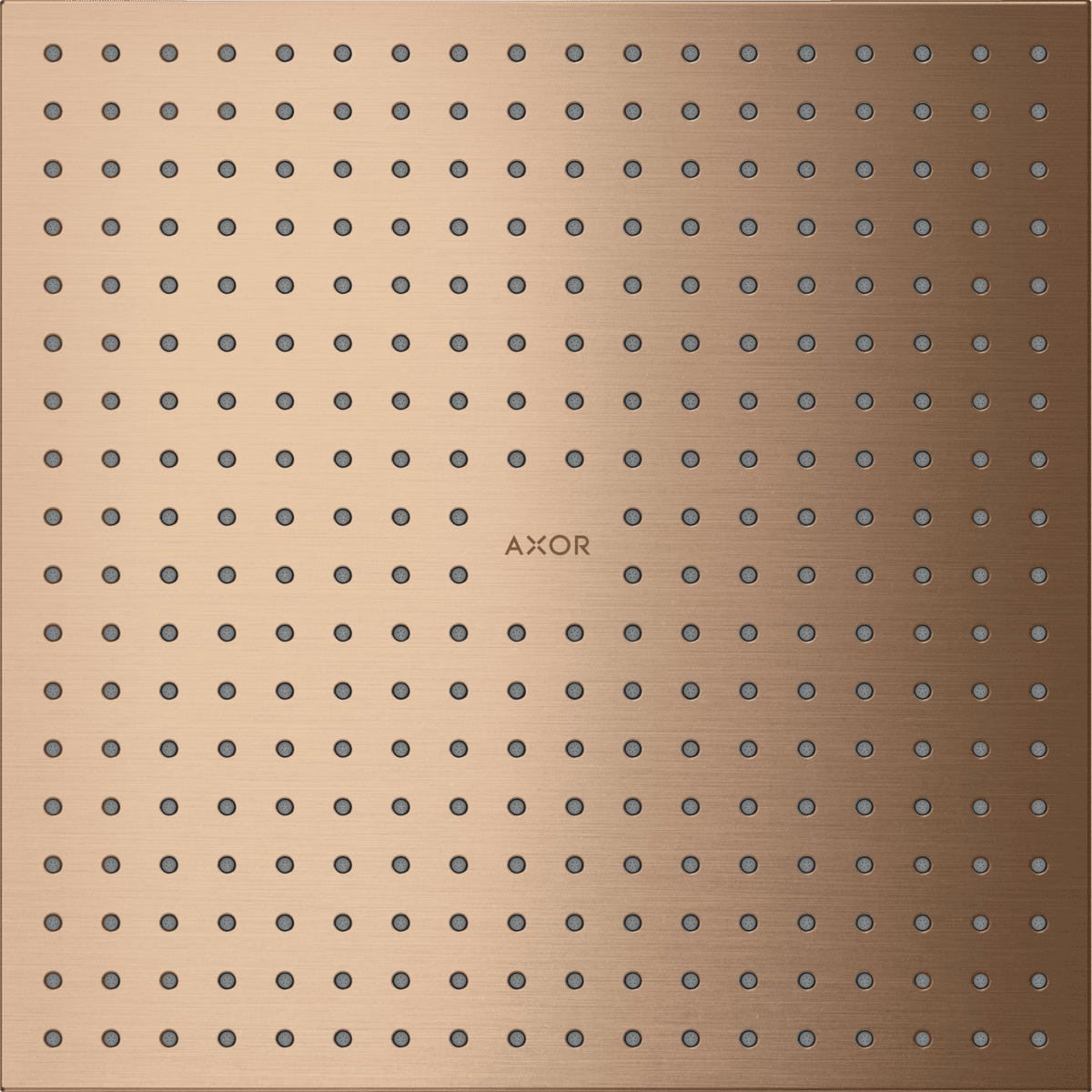 HANSGROHE AXOR ShowerSolutions Kopfbrause 300/300 1jet Deckenintegriert #35317310 - Brushed Red Gold