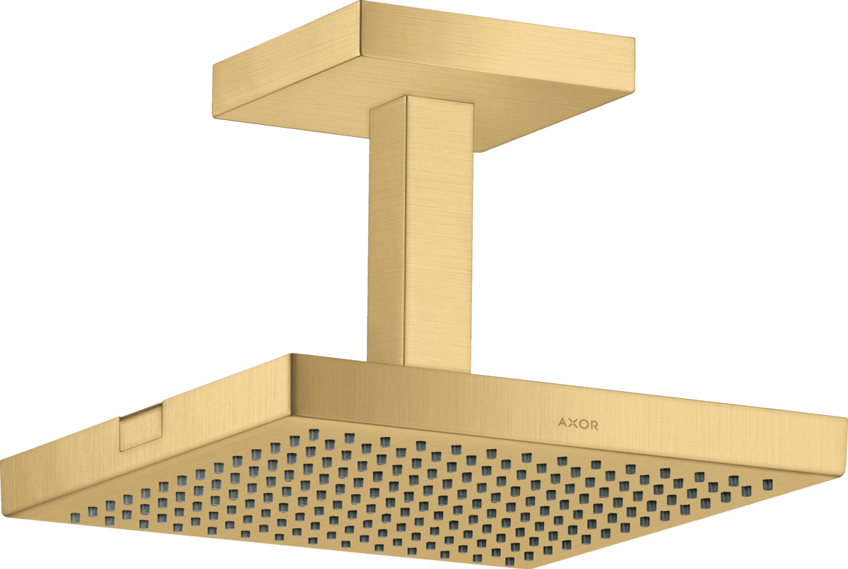 HANSGROHE AXOR ShowerSolutions Tepe duşu 240/240 1jet tavan bağlantısı ile #10929250 - Mat Altın Optik resmi