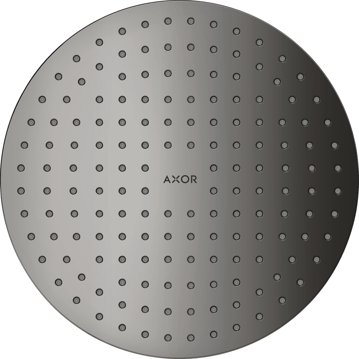 HANSGROHE AXOR ShowerSolutions Kopfbrause 250 2jet Deckenintegriert #35298330 - Polished Black Chrome