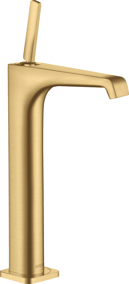 Bild von HANSGROHE AXOR Citterio E Einhebel-Waschtischmischer 250 mit Pingriff für Aufsatzwaschtische mit Ablaufgarnitur Brushed Gold Optic 36104250