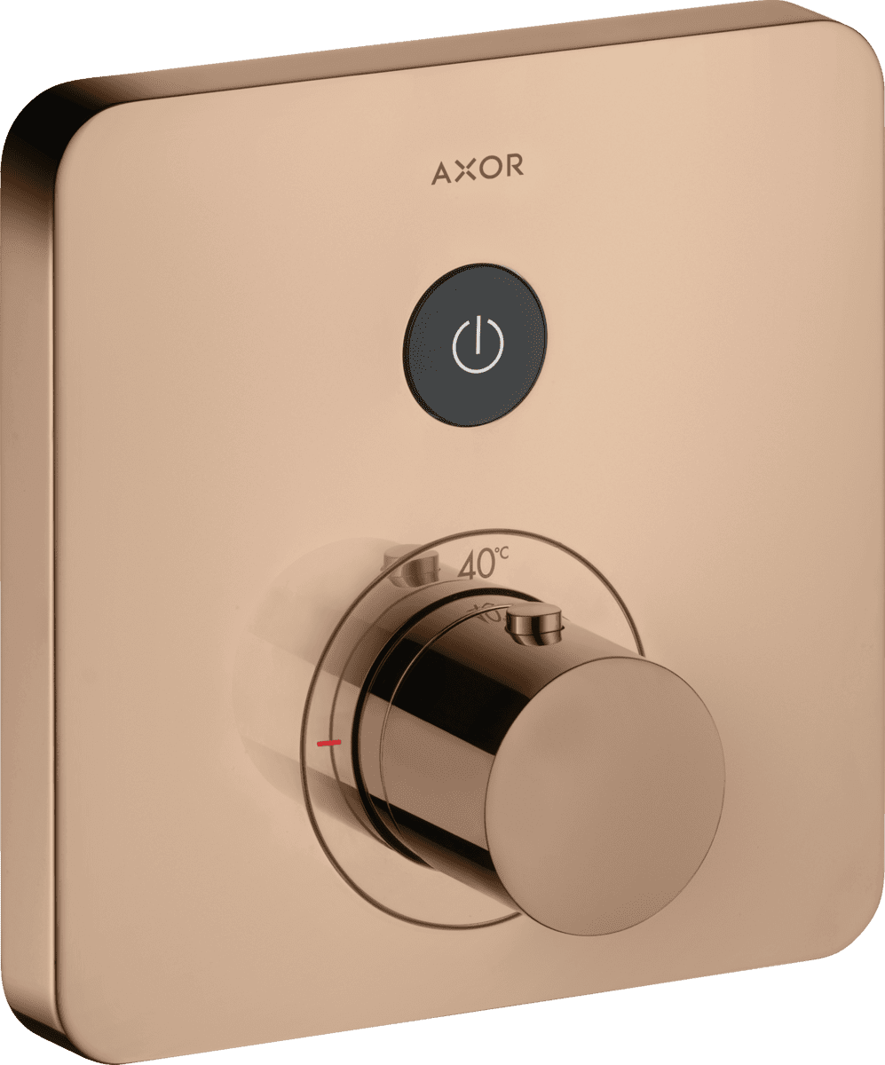 Bild von HANSGROHE AXOR ShowerSelect Thermostat Unterputz softsquare 1 Verbraucher #36705300 - Polished Red Gold