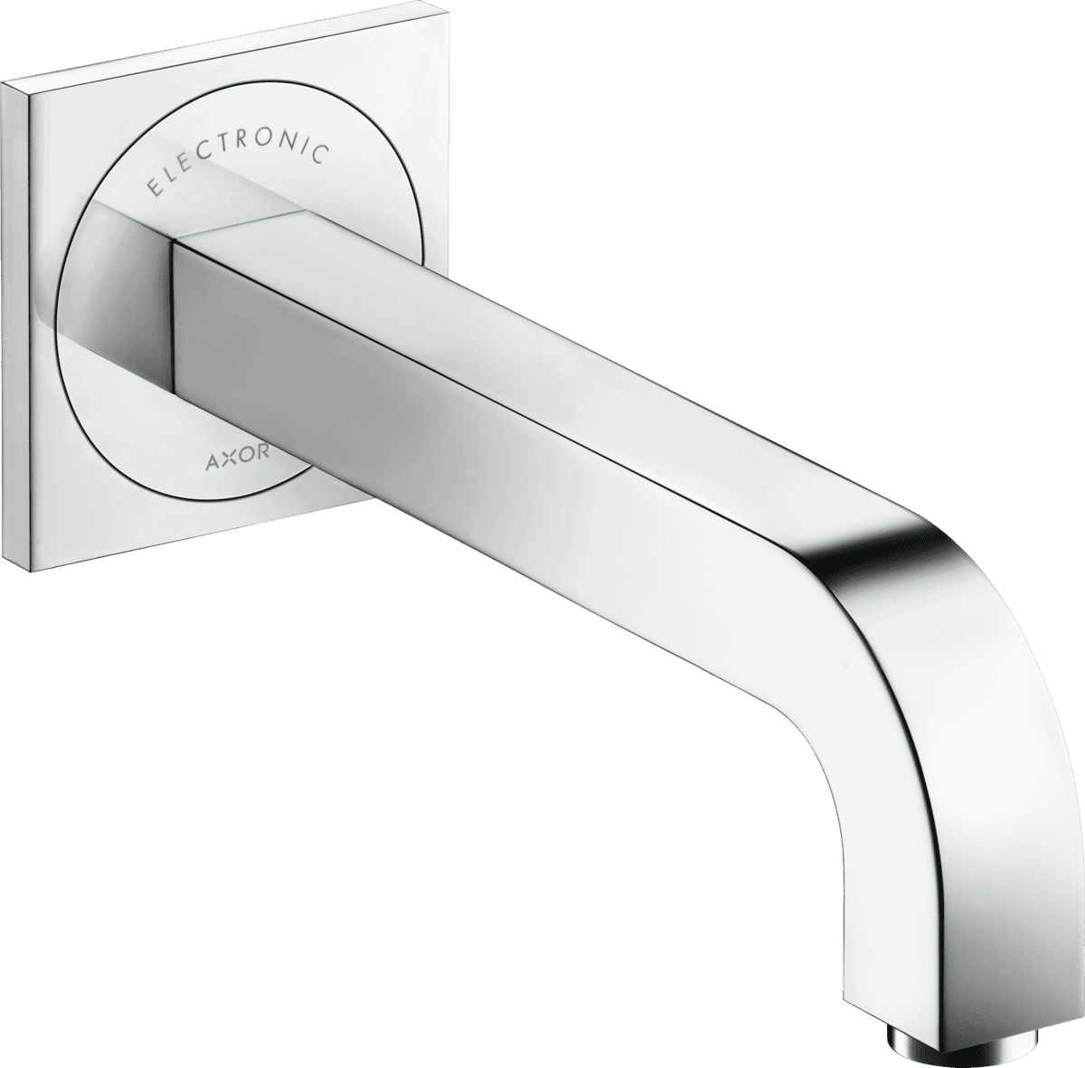 HANSGROHE AXOR Citterio Elektronik-Waschtischmischer Unterputz für Wandmontage mit Auslauf 221 mm #39118140 - Brushed Bronze