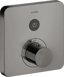 Bild von HANSGROHE AXOR ShowerSelect Thermostat Unterputz softsquare 1 Verbraucher #36705330 - Polished Black Chrome