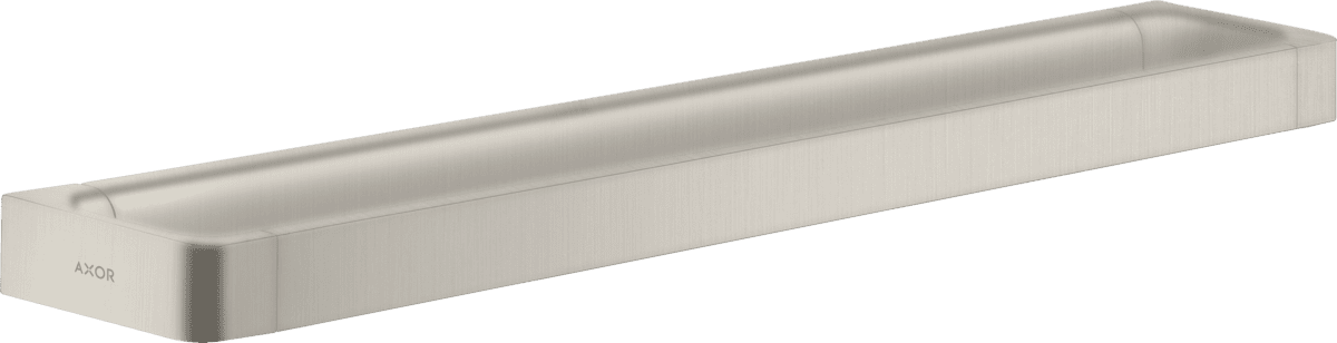Зображення з  HANSGROHE AXOR Universal Softsquare Rail bath towel holder 600 mm #42832800 - Stainless Steel Optic