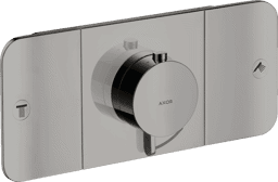Bild von HANSGROHE AXOR One Thermostatmodul Unterputz für 2 Verbraucher Polished Black Chrome 45712330