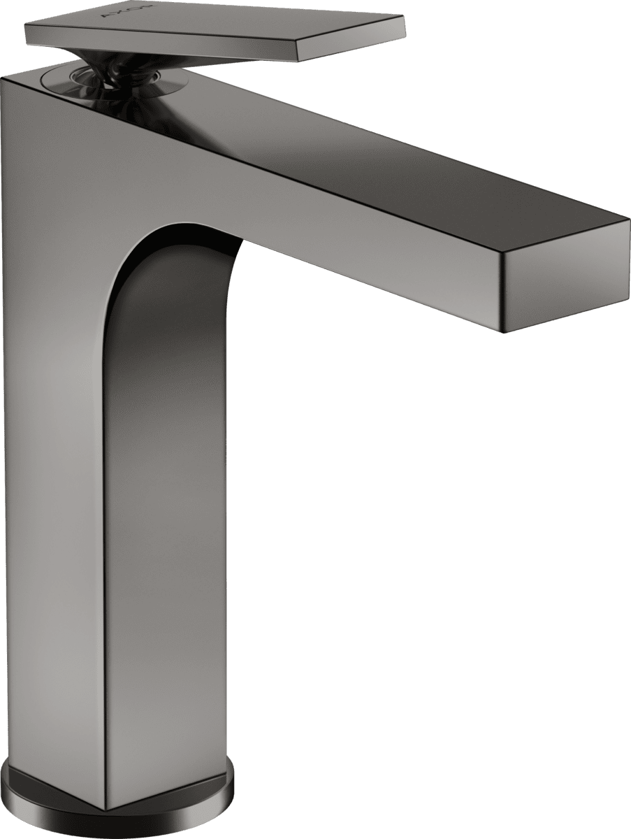 HANSGROHE AXOR Citterio Einhebel-Waschtischmischer 160 mit Hebelgriff und Ablaufgarnitur #39024330 - Polished Black Chrome