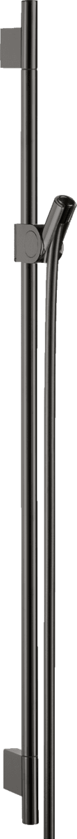 HANSGROHE AXOR Uno Brausestange 0,90 m mit Brauseschlauch 1,60 m #27989330 - Polished Black Chrome
