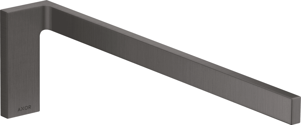 εικόνα του HANSGROHE AXOR Universal Rectangular Towel holder #42626340 - Brushed Black Chrome