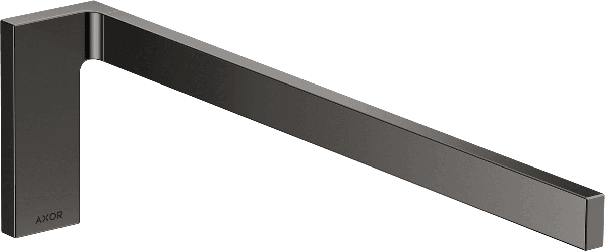 Зображення з  HANSGROHE AXOR Universal Rectangular Towel holder #42626330 - Polished Black Chrome