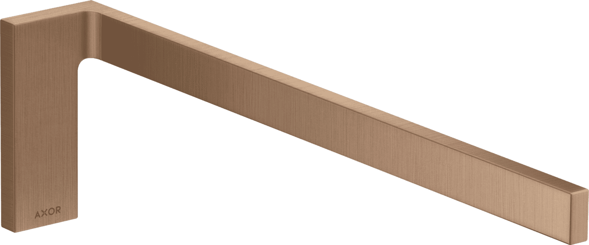 HANSGROHE AXOR Universal Rectangular Handtuchhalter #42626310 - Brushed Red Gold