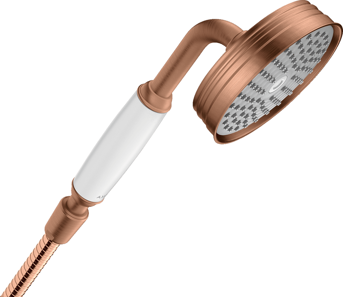 HANSGROHE AXOR Montreux Handbrause 100 1jet #16320310 - Brushed Red Gold