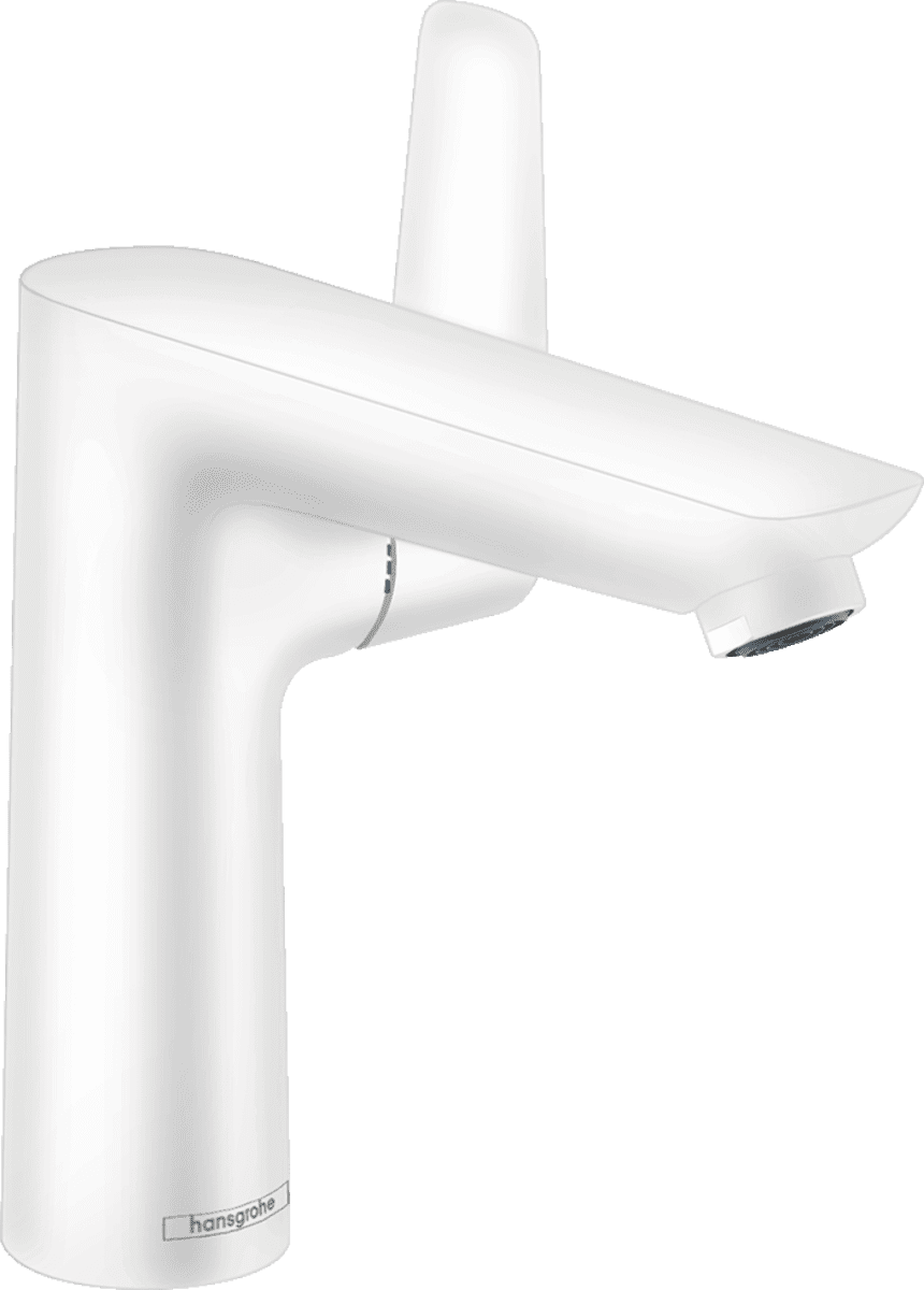 Bild von HANSGROHE Talis E Einhebel-Waschtischmischer 150 mit Zugstangen-Ablaufgarnitur #71754700 - Mattweiß