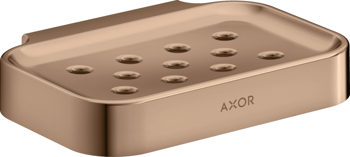 HANSGROHE AXOR Universal Circular Seifenschale #42805300 - Polished Red Gold