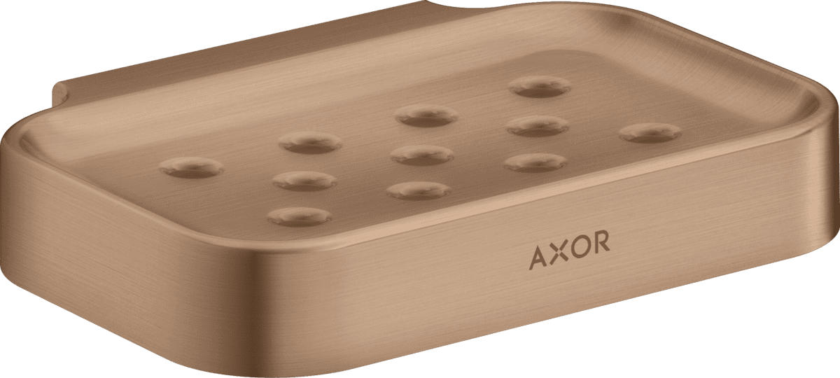 HANSGROHE AXOR Universal Circular Seifenschale #42805310 - Brushed Red Gold