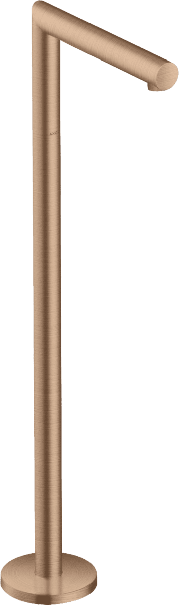 HANSGROHE AXOR Uno Wanneneinlauf gerade bodenstehend #45412310 - Brushed Red Gold
