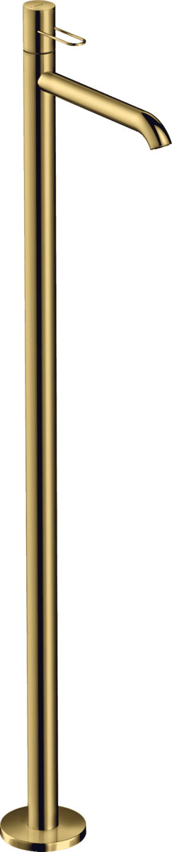 HANSGROHE AXOR Uno Einhebel-Waschtischmischer bodenstehend mit Bügelgriff ohne Ablaufgarnitur #38037990 - Polished Gold Optic