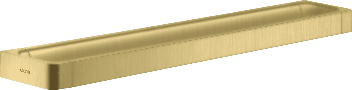 Зображення з  HANSGROHE AXOR Universal Softsquare Rail bath towel holder 600 mm #42832950 - Brushed Brass