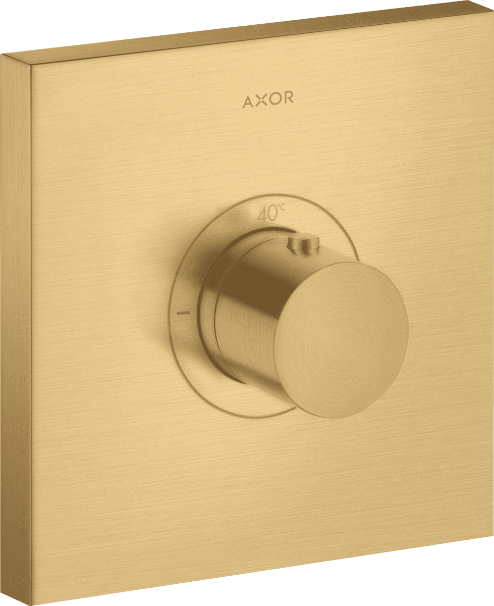 HANSGROHE AXOR ShowerSelect Thermostat HighFlow Unterputz eckig #36718250 - Brushed Gold Optic