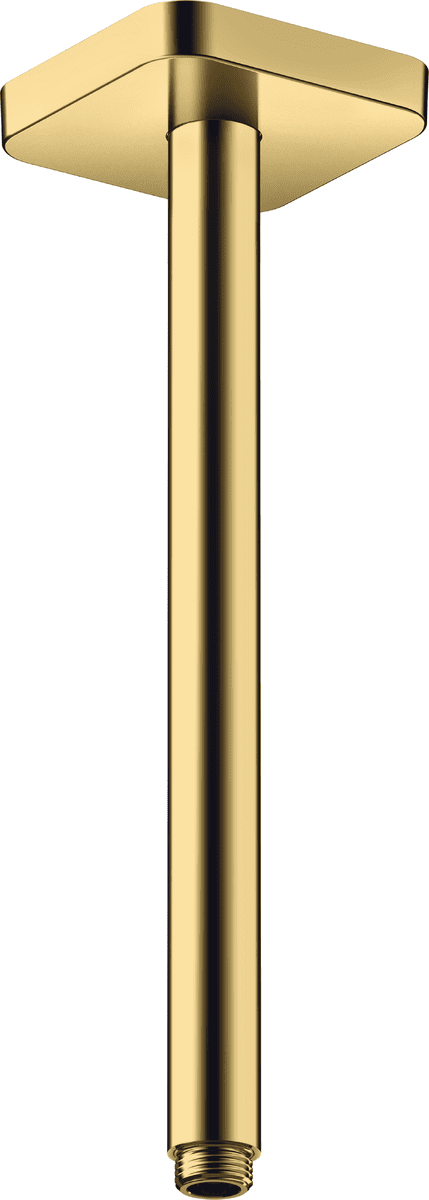 HANSGROHE AXOR ShowerSolutions Deckenanschluss 300 mm softsquare #26966990 - Polished Gold Optic