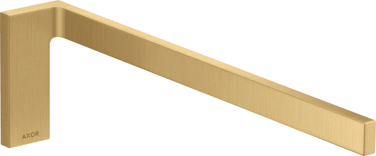 Зображення з  HANSGROHE AXOR Universal Rectangular Towel holder #42626250 - Brushed Gold Optic