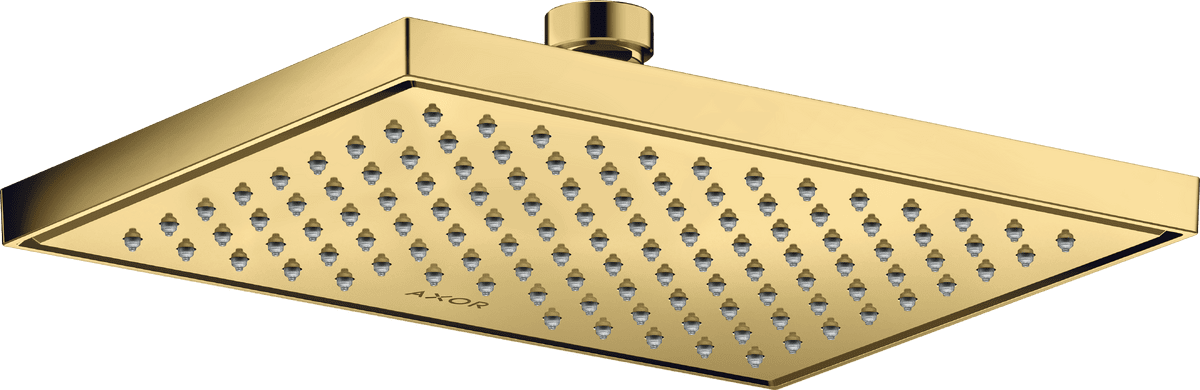 HANSGROHE AXOR ShowerSolutions Overhead shower 245/185 1jet #35373990 - Polished Gold Optic resmi