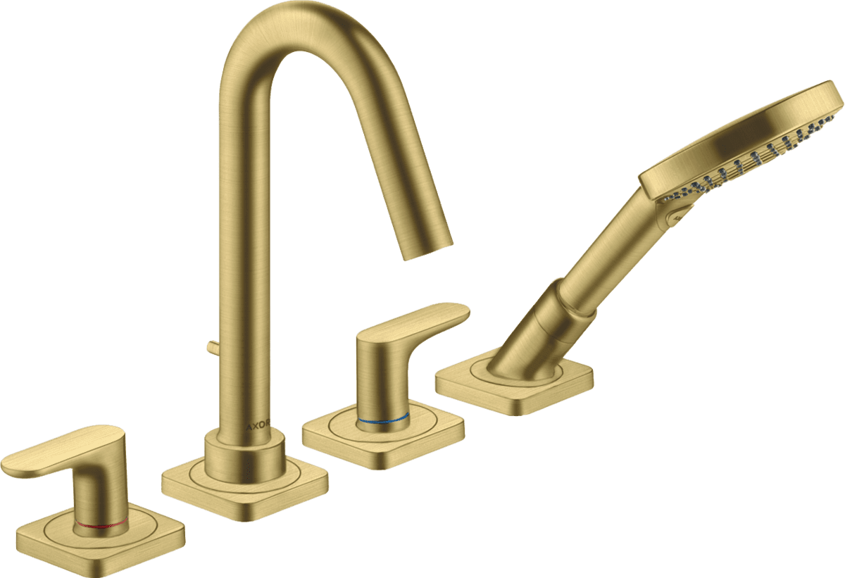 HANSGROHE AXOR Citterio M 4-Loch Wannenrandarmatur mit Hebelgriffen und Rosetten #34444950
