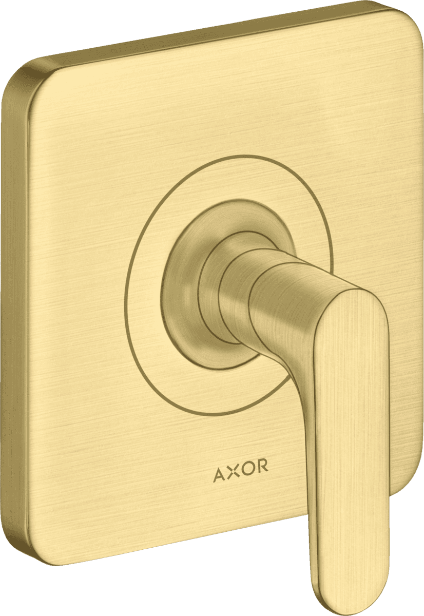 HANSGROHE AXOR Citterio M Absperrventil Unterputz mit Hebelgriff #34960950 - Brushed Brass