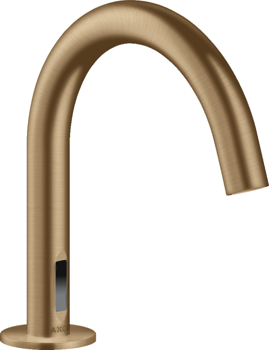 HANSGROHE AXOR Uno Elektronik-Waschtischmischer mit Temperaturvoreinstellung Netzanschluss 230 V #38010140 - Brushed Bronze