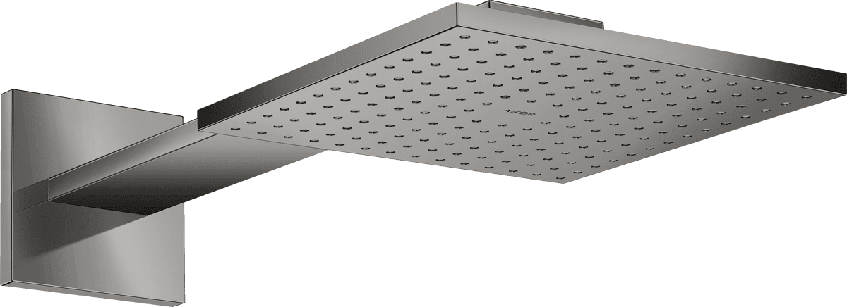 HANSGROHE AXOR ShowerSolutions Kopfbrause 250/250 1jet mit Brausearm #35306330 - Polished Black Chrome