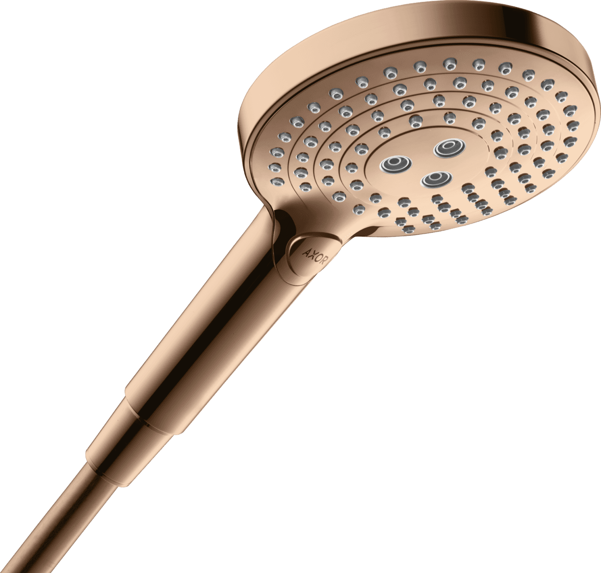 Obrázek HANSGROHE Ruční sprcha AXOR ShowerSolutions 120 3jet EcoSmart #26051300 - Leštěná červená zlatá