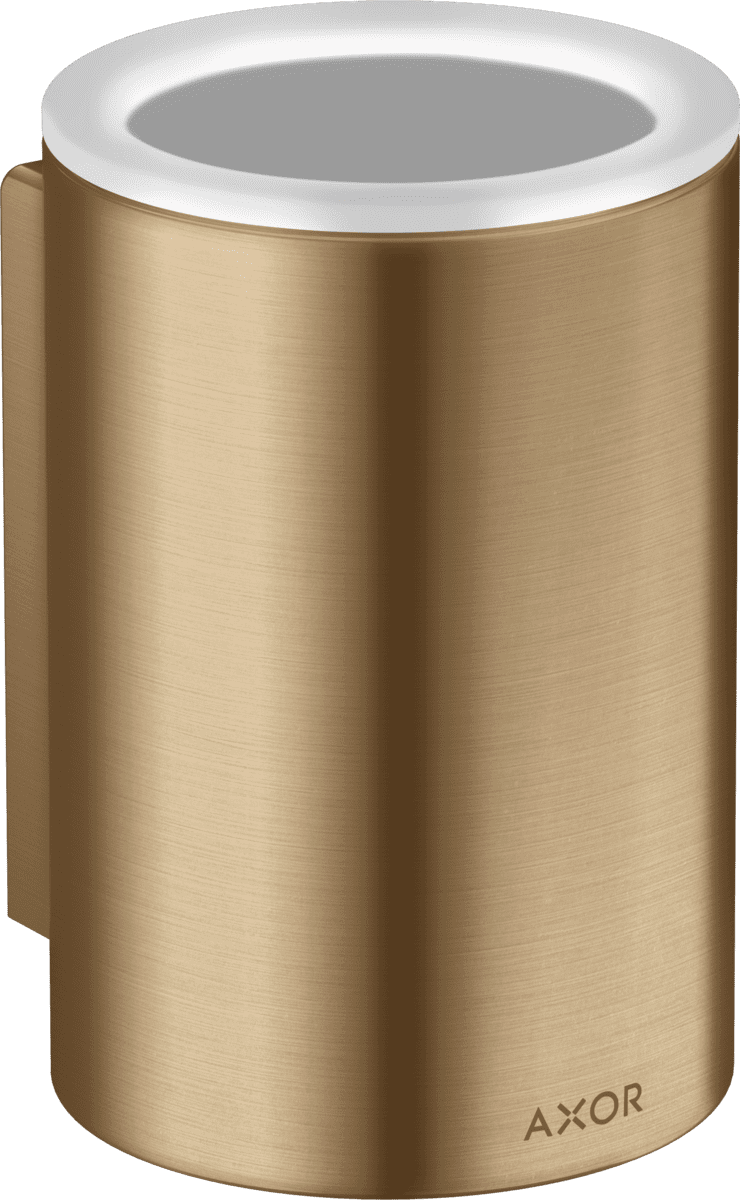 HANSGROHE AXOR Universal Circular Zahnputzbecher #42804140 - Brushed Bronze