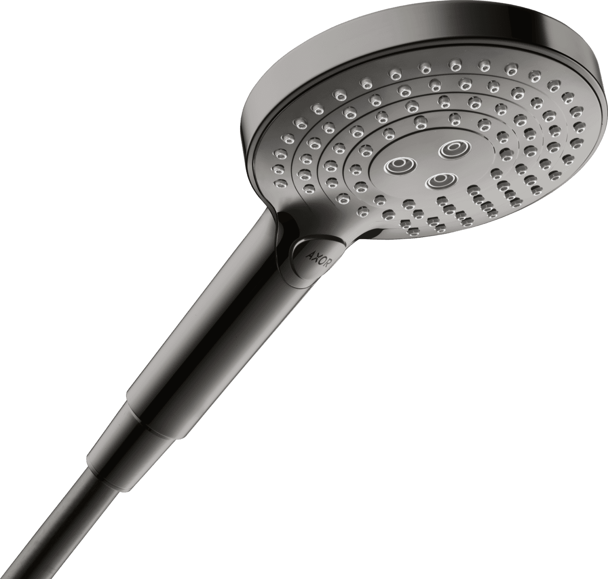 Obrázek HANSGROHE AXOR ShowerSolutions ruční sprcha 120 3jet EcoSmart #26051330 - leštěný černý chrom