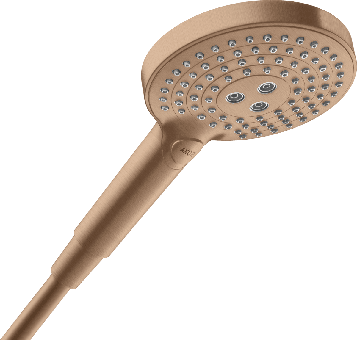 Obrázek HANSGROHE Ruční sprcha AXOR ShowerSolutions 120 3jet EcoSmart #26051310 - Brushed Red Gold