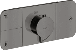 Bild von HANSGROHE AXOR One Thermostatmodul Unterputz für 3 Verbraucher #45713330 - Polished Black Chrome