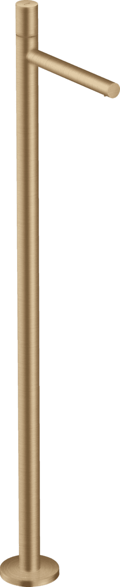 HANSGROHE AXOR Uno Einhebel-Waschtischmischer bodenstehend mit Zerogriff ohne Ablaufgarnitur #45037140 - Brushed Bronze