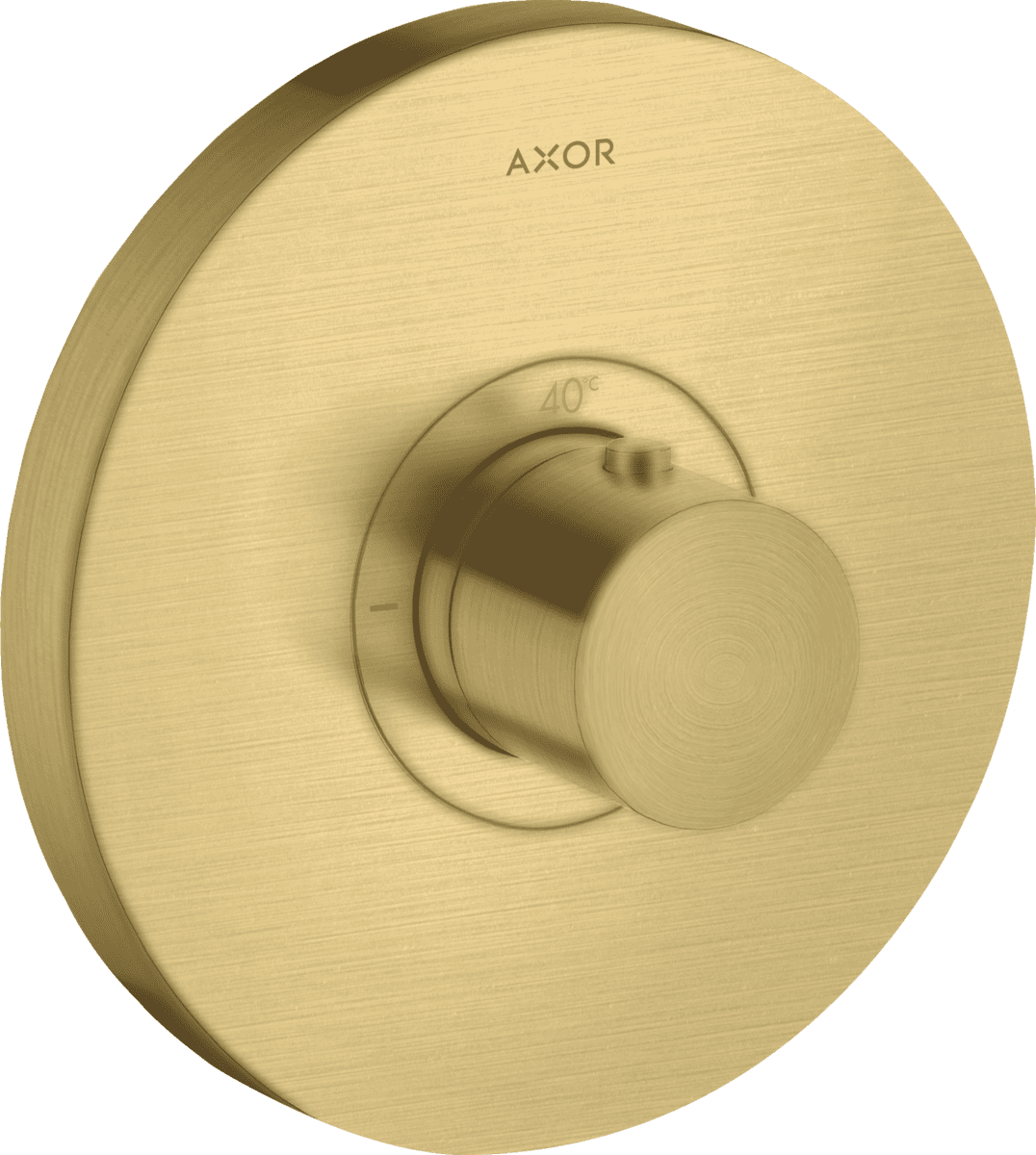 HANSGROHE AXOR ShowerSelect Thermostat HighFlow Unterputz rund #36721950 - Brushed Brass