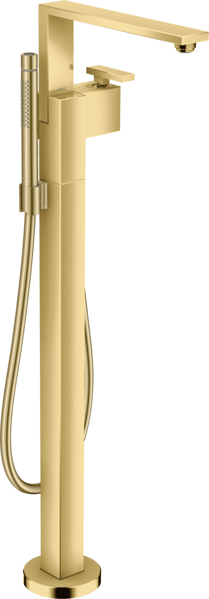 HANSGROHE AXOR Edge Einhebel-Wannenmischer bodenstehend #46440990 - Polished Gold Optic