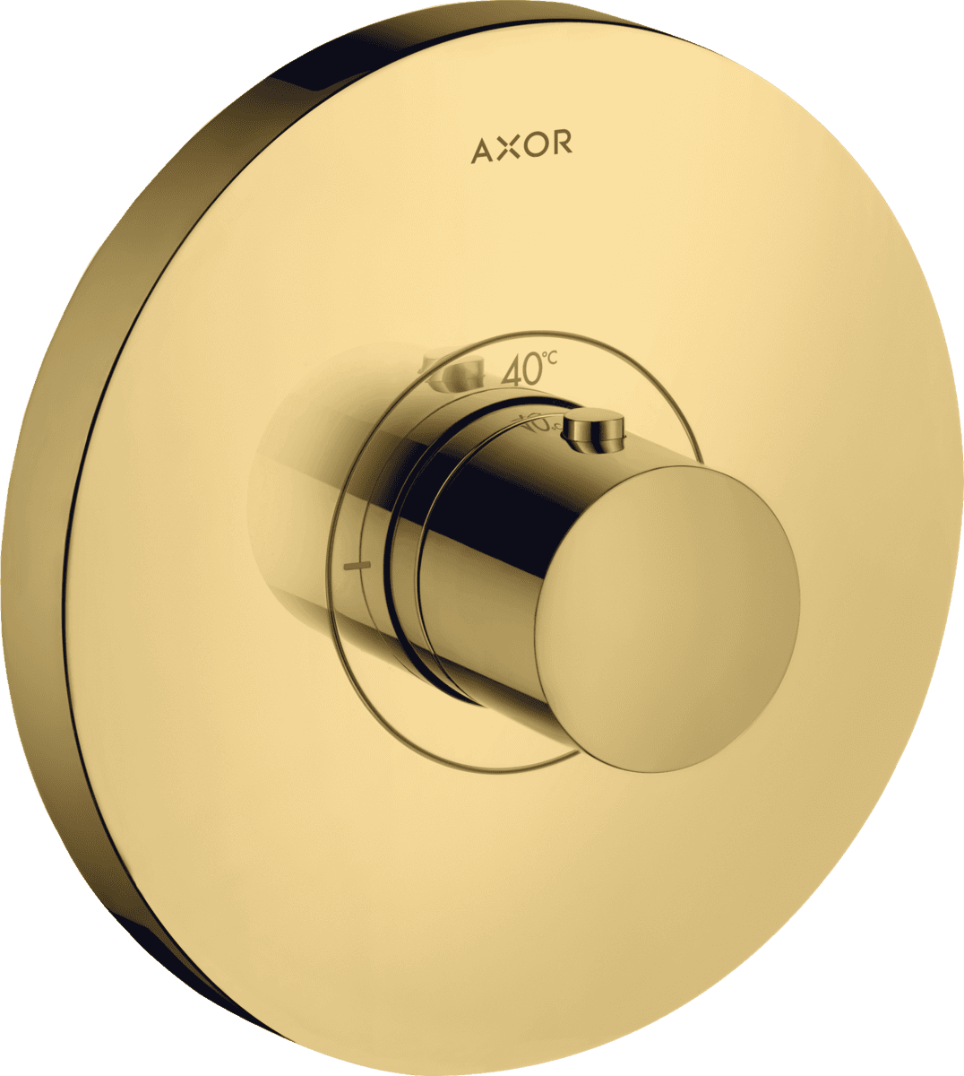 HANSGROHE AXOR ShowerSelect Thermostat HighFlow Unterputz rund #36721990 - Polished Gold Optic