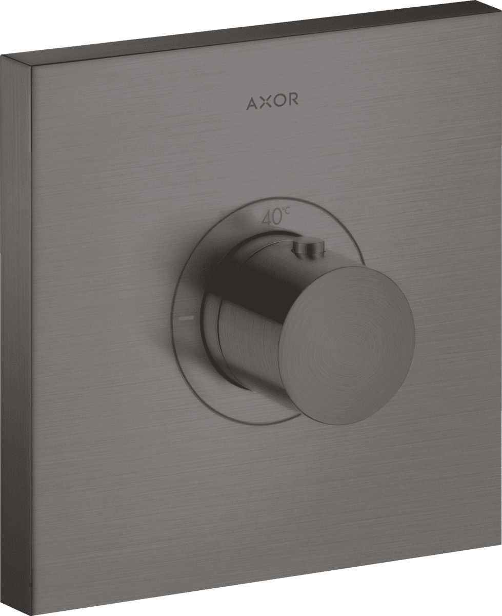HANSGROHE AXOR ShowerSelect Thermostat HighFlow Unterputz eckig #36718340 - Brushed Black Chrome
