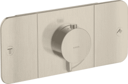 Bild von HANSGROHE AXOR One Thermostatmodul Unterputz für 2 Verbraucher #45712820 - Brushed Nickel