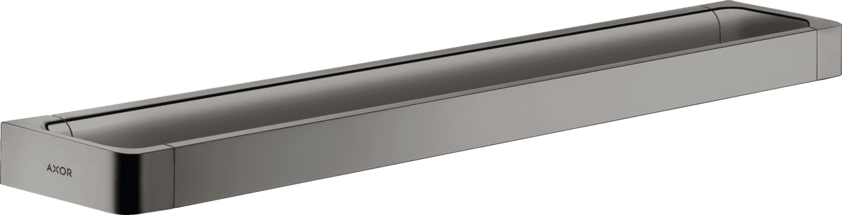 Зображення з  HANSGROHE AXOR Universal Softsquare Rail bath towel holder 600 mm #42832330 - Polished Black Chrome