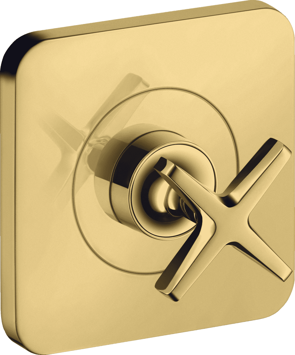 HANSGROHE AXOR Citterio E Absperrventil 120/120 Unterputz #36771990 - Polished Gold Optic