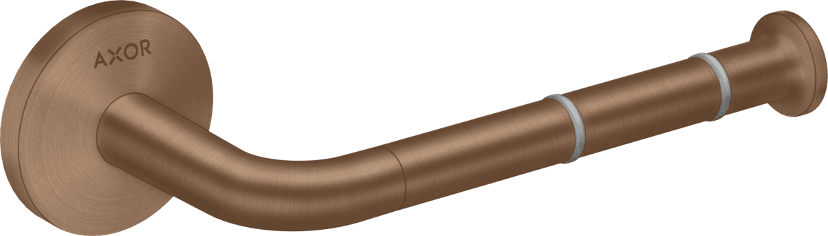 HANSGROHE AXOR Universal Circular Toilettenpapierhalter #42856310 - Brushed Red Gold