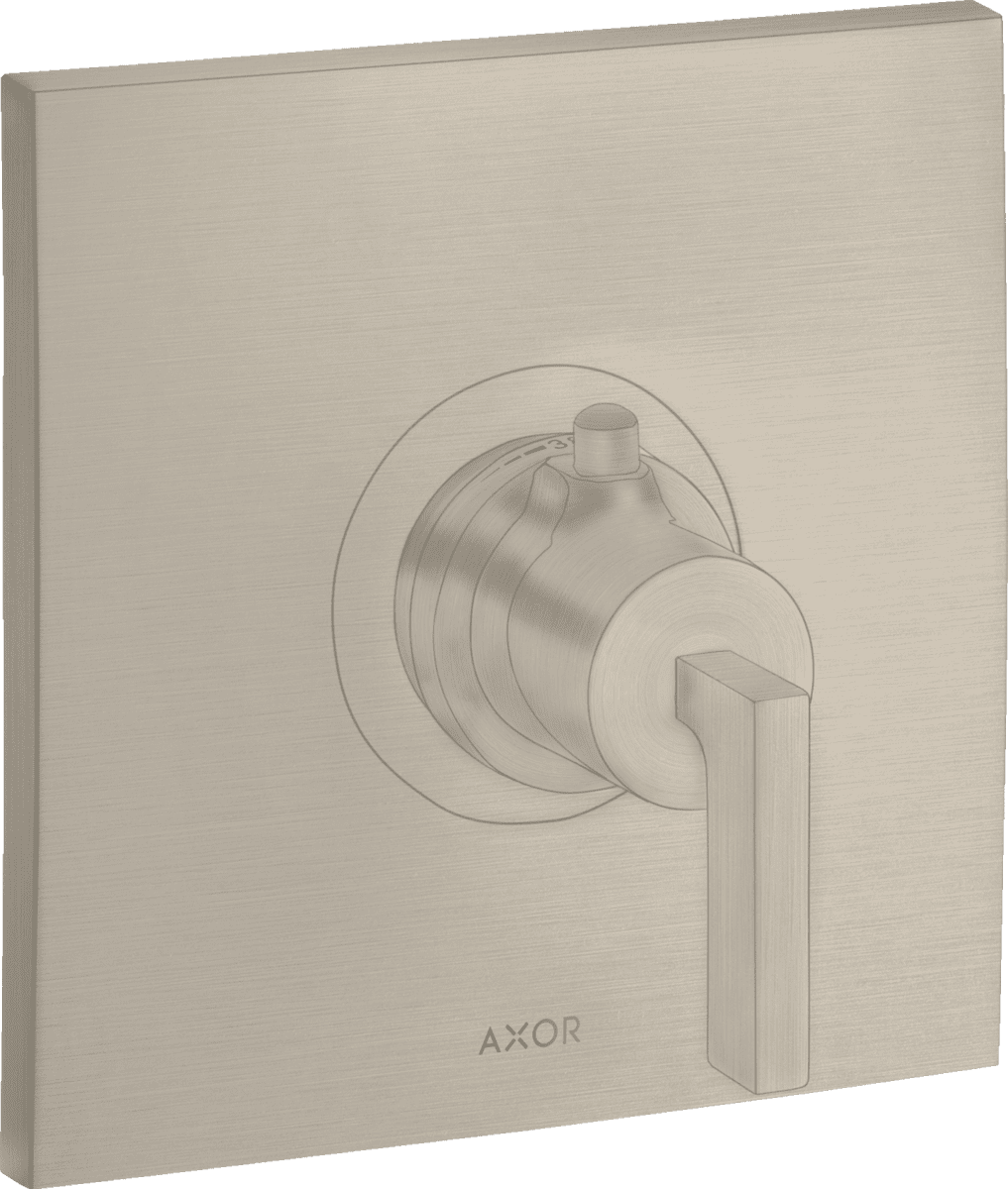 HANSGROHE AXOR Citterio Thermostat HighFlow Unterputz mit Hebelgriff #39711820 - Brushed Nickel