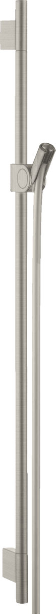 HANSGROHE AXOR Uno Brausestange 0,90 m mit Brauseschlauch 1,60 m #27989800 - Edelstahl Optic