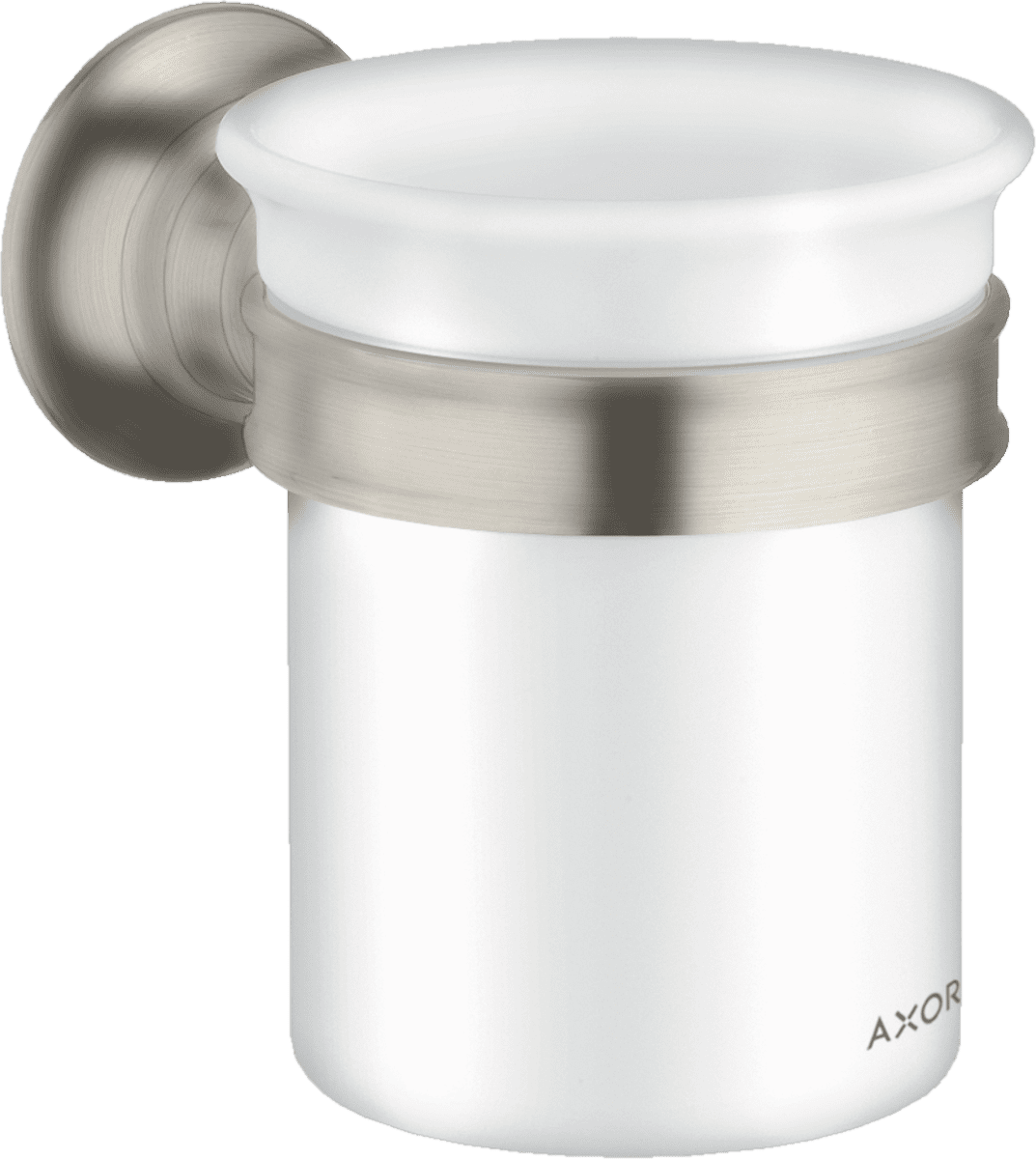 HANSGROHE AXOR Montreux Zahnputzbecher #42134800 - Edelstahl Optic