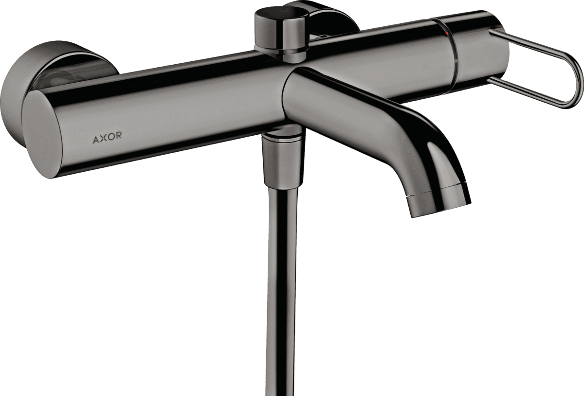 HANSGROHE AXOR Uno Einhebel-Wannenmischer Aufputz mit Bügelgriff #38421330 - Polished Black Chrome